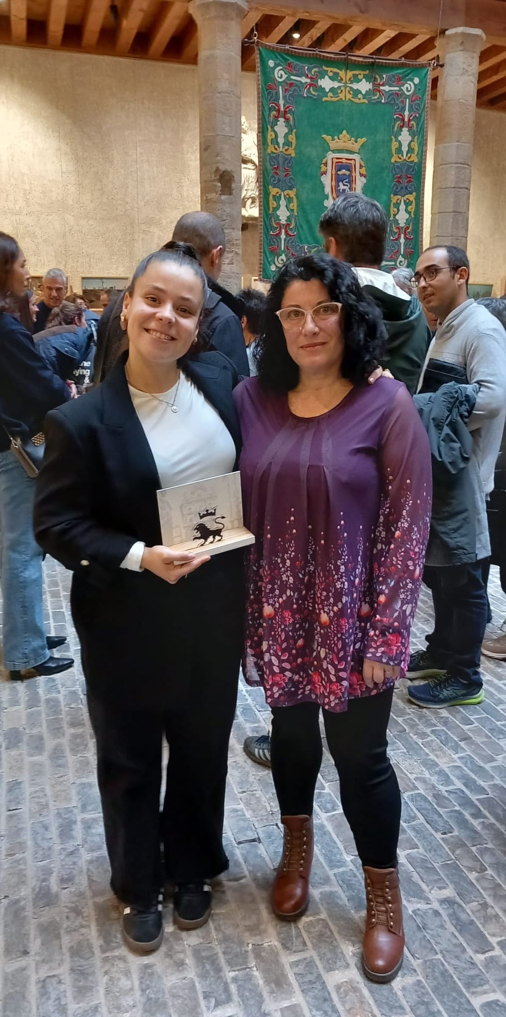 Naroa Arrasate, entre las deportistas homenajeadas hoy por el Ayuntamiento de Pamplona